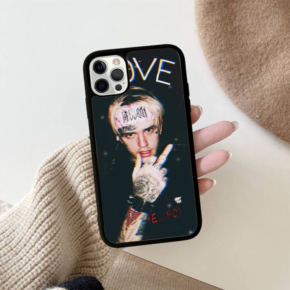 Sänger L-Lil P-Peeps Handyhülle Für IPhone 17 16 15 14 13 12 11 Pro Max Plus MiNi 17Air PC+TPU Rüstungsabdeckung