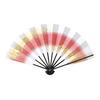 Dancing Fan "Ai" (Love) 1361, Gradation with Gold Flakes, 9.5 Sun, Black Lacquered Ribs, Boxed, For 