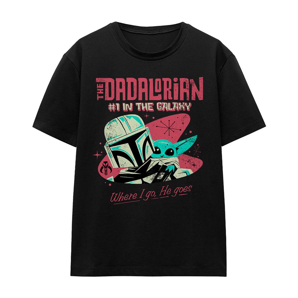 Star Wars: The Mandalorian Womens/Ladies Dadalorian 1 In The Galaxy T-Shirt