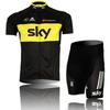 New Summer SKY Short-sleeved Overalls Cycling Suit Bicycle Men's Moisture-wicking Outdoor Clothes
