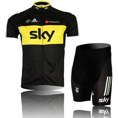 New Summer SKY Short-sleeved Overalls Cycling Suit Bicycle Men's Moisture-wicking Outdoor Clothes