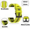 26mm 22mm Quickfit Silicone Watch Band for Garmin Fenix 8 7 7X Pro Solar Fenix 6 6X Pro Fenix 5 5X Plus Replacement Sport Strap