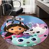 1pc Gaby's Bubble House4 Design Printed Area Round Carpet for Bedroom Living Room Home Decor Rugs Mat Non Slip Mat Rug for Bedside