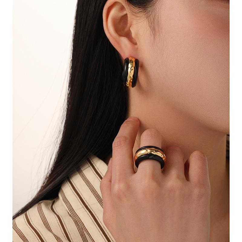 

Изысканные нишевые серьги с текстурой личности для женщин – S925 серебряная игла, роскошная мода