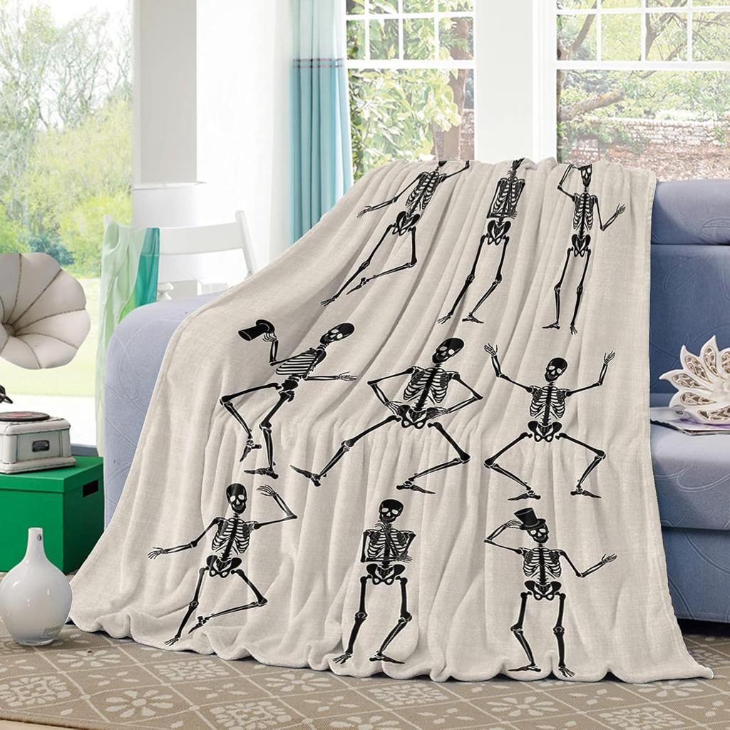 Weihnachts Karo Nikolaus Schneemann Rentier Überwurfdecke Festliches Design für Wohnzimmer Dekoration Geschenk für Sie FeiertagsStil