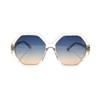 Chloe Geometric Frame Sunglasses Women Sunglasses CH0008SA-002