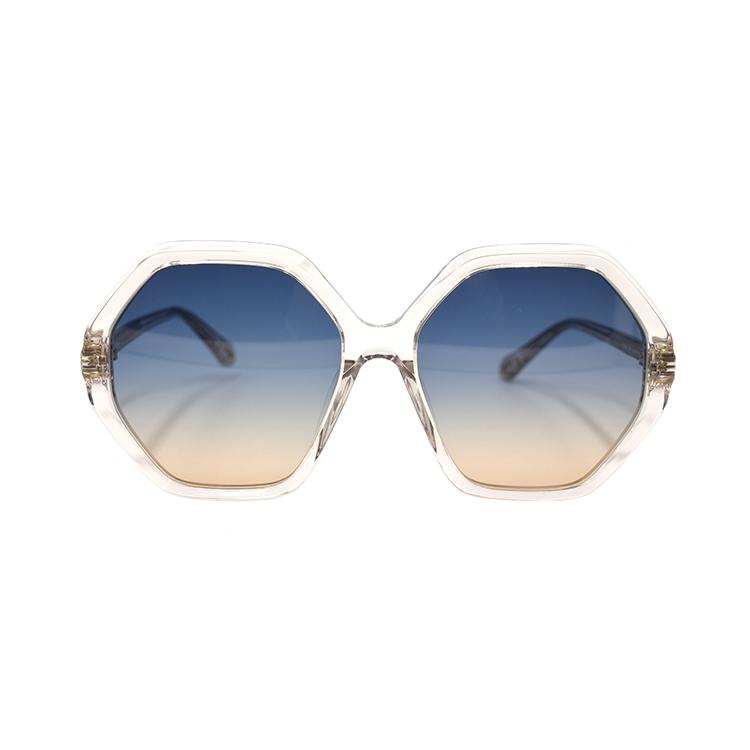 Chloe Geometric Frame Sunglasses Women Sunglasses CH0008SA-002