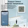 Tuya Zigbee WiFi Temperature Humidity Sensor 1M External Sensor Cable Probe APP Remote Control Work With SmartLife Yandex Alexa
