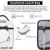 Tamagotchi Meal Tote Outside Picnic Compact Lunch Box For Child  Oxford Print Cooler Bag With Premium Quality Materials