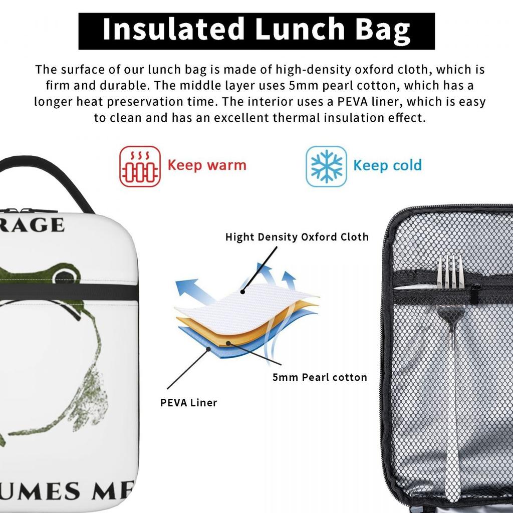 Tamagotchi Meal Tote Outside Picnic Compact Lunch Box For Child Oxford Print Cooler Bag With Premium Quality Materials