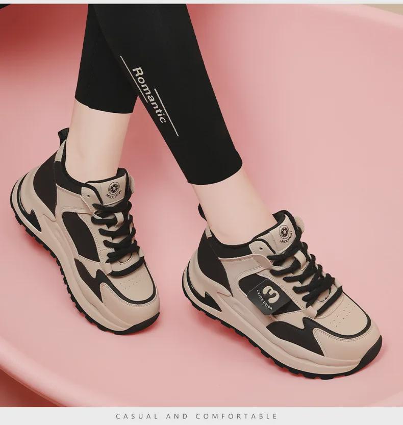 Women's 2024 Lightweight Thick-Soled Casual Sneakers - Versatile Autumn Sports Shoes