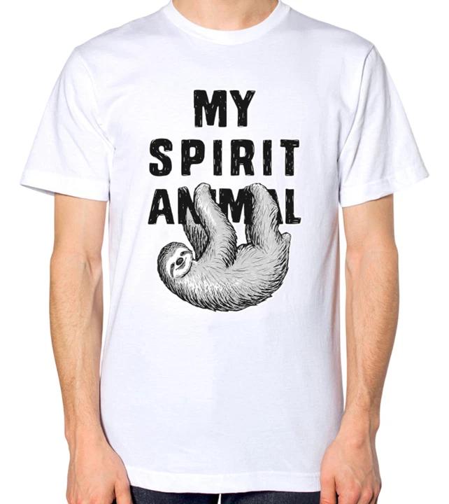 Sloth T-Shirt Men Women Unisex My Spirit Animal Top XXXXL