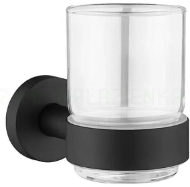 Kronenbach Lima 2.0 Black Toothbrush Holder, Black