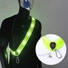 LED Laufgürtel Wiederaufladbar Fahrrad LED Schultergurte für Männer Frauen Nachtsicherheit Outdoor Wandern Joggen Gehen Leichte Ausrüstung