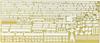 Aoshima Bunka Kyozai Waterline Series Detail Up Parts Japanese Navy Katsuragi Special Etching Parts Set Plastic Model Parts 1/700