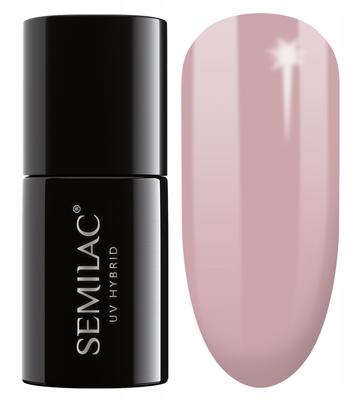 Lakier Hybrydowy Do Paznokci Różowy Beż #004 Semilac Classic Nude 7ml