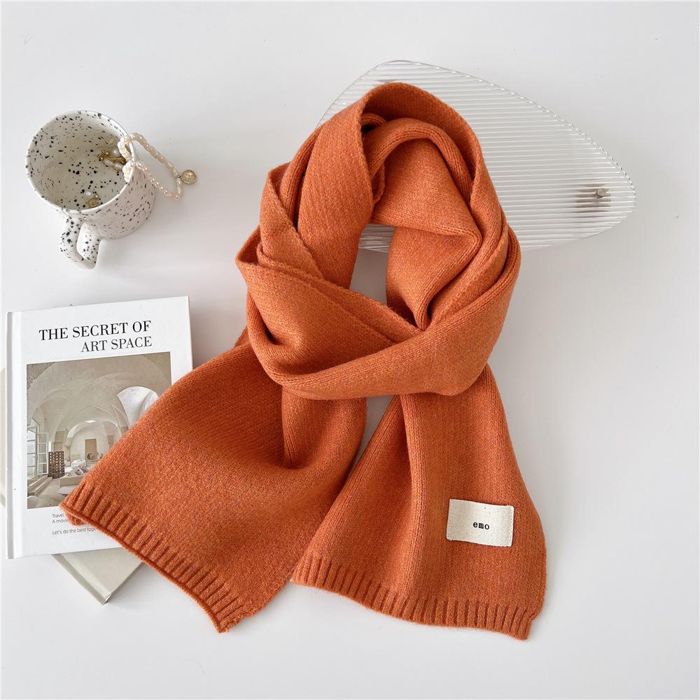 New Solid Color Scarf For Women In Spring And Autumn Versatile Ribbon Wrist Strap Headband Fashionable Decoration Student Neck Protection Small Scarf