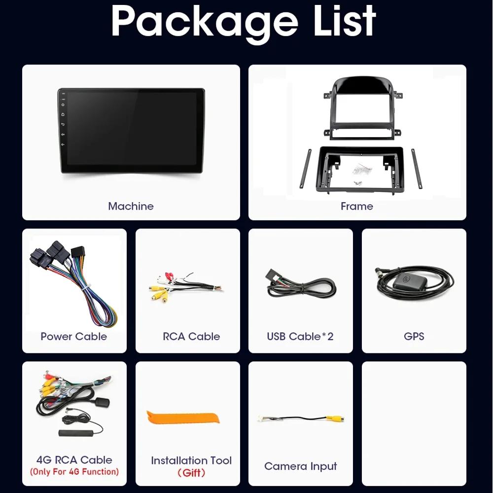 Navigation GPS Car Radio For Chevrolet Captiva 2008-2012 WIFI 4G Carplay Android Auto Autoradio Multimedia Video Player No 2din