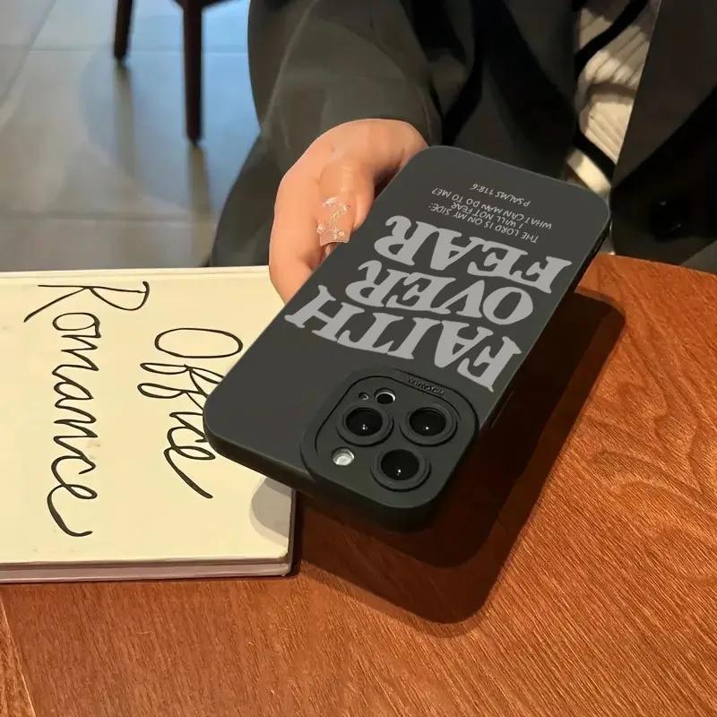 Fashion Sentences Phone Case For iPhone 16 15 14 13 12 11 Pro Max XS X XR 7 8 Plus Mini SE 2020 2022 Camera Protective