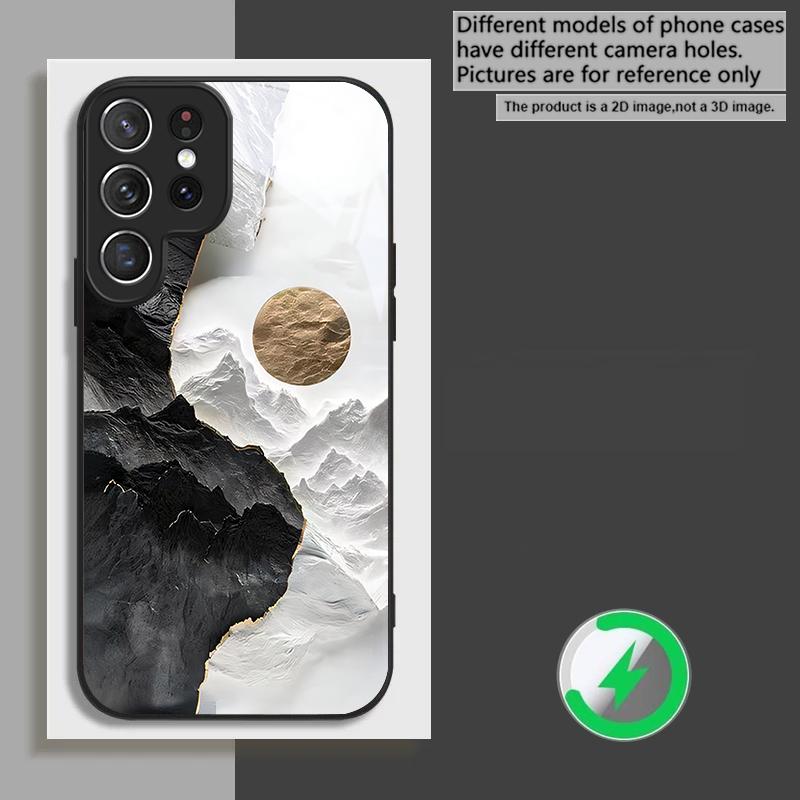 Snow Mountain Cluster Suitable For Samsung Galaxy S26 Ultra S20 FE S21 S22+ S23 Plus S24 S25 Edge magnetism Glass Phone Casee