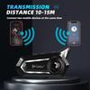 BT31 Motorcycle Helmet Headset Bluetooth 5.0 Wireless Waterproof Earphone Automatic Handsfree Call Answering with Flashlight