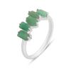 Silver Ring with a Natural Emerald 1.95ct, Item Weight 2.54 G (2151036)