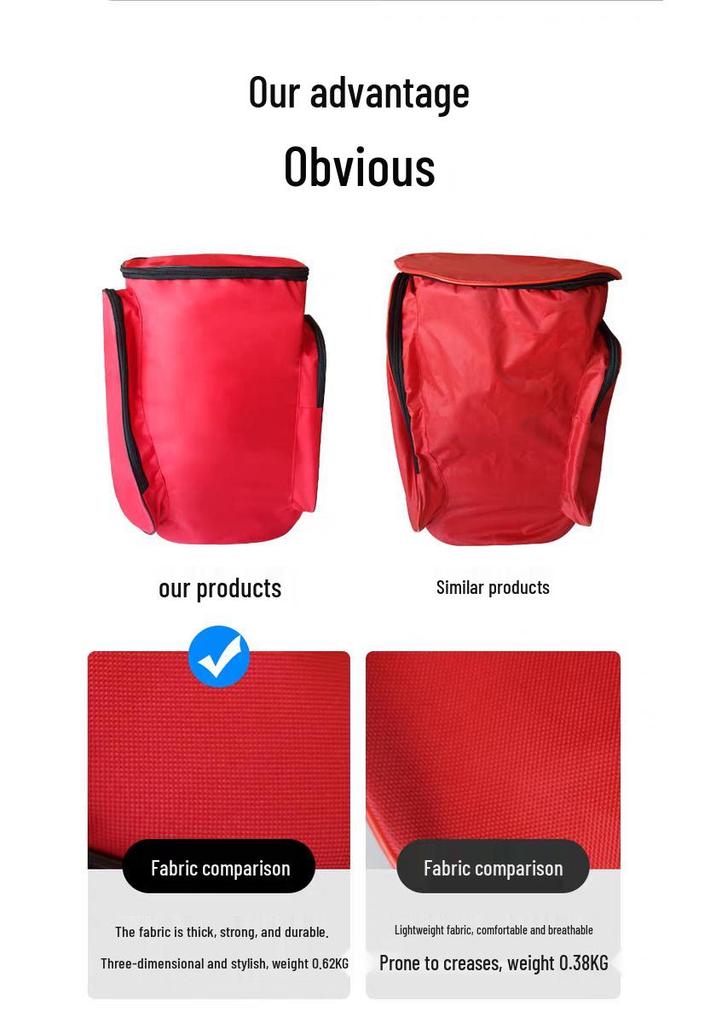 White Taekwondo & Boxing Gear Backpack - Large Capacity Waterproof Oxford Cloth