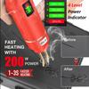 200W Cordless Plastic Welder Plastic Weld Kit with 4 Tpyes Hot Staples Plastic Welding Machine Tool 5.0Ah Rechargeable Battery