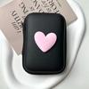 Cute Love Style EVA Storage Bag Anti-Drop Headphone Case Portable Zipper Pouch for Earphones USB Data Cable