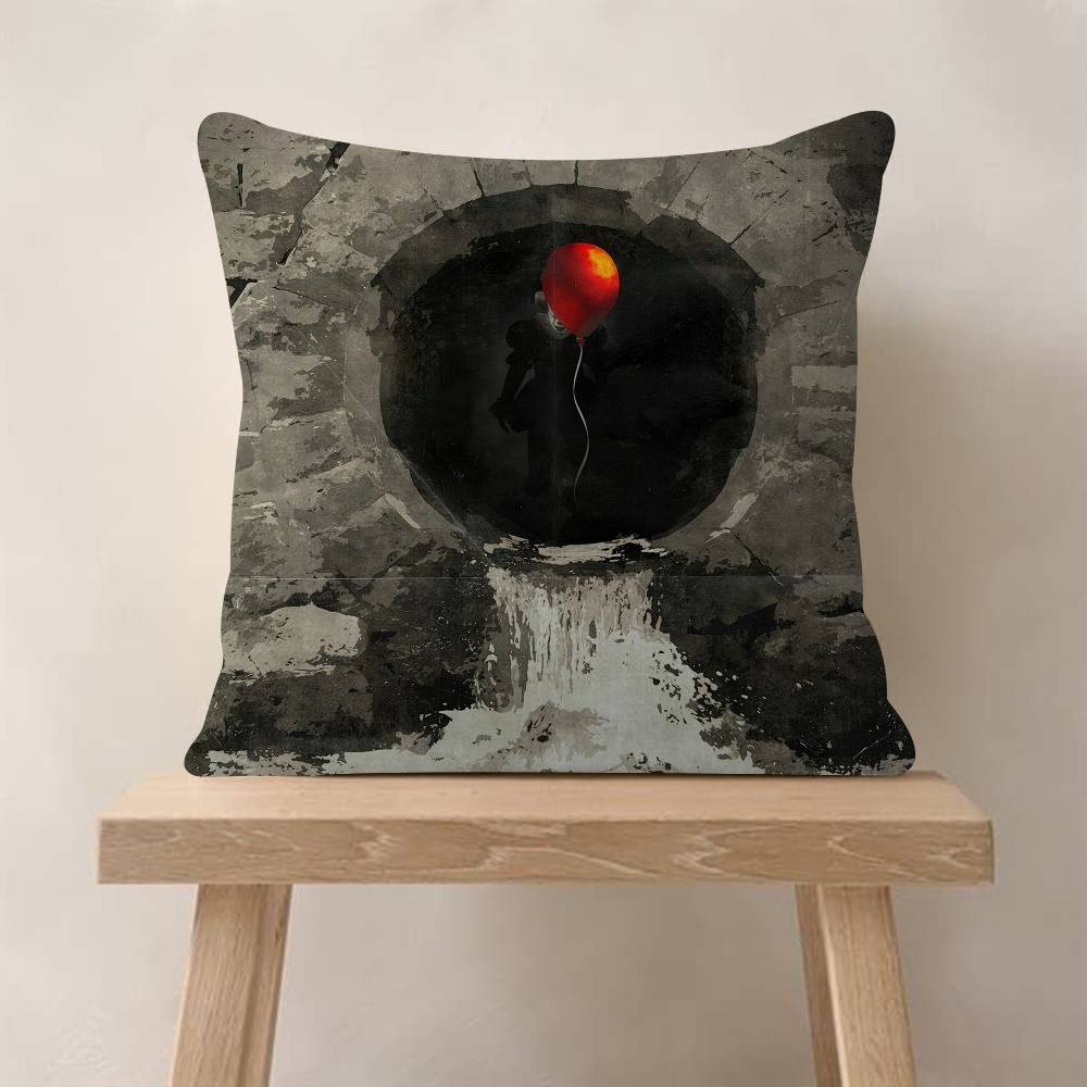 Horrorfilm It Pennywise Clown Personalisierte Bilder Text Heimdeko Kissen Haushaltsgeschenke 45x45cm