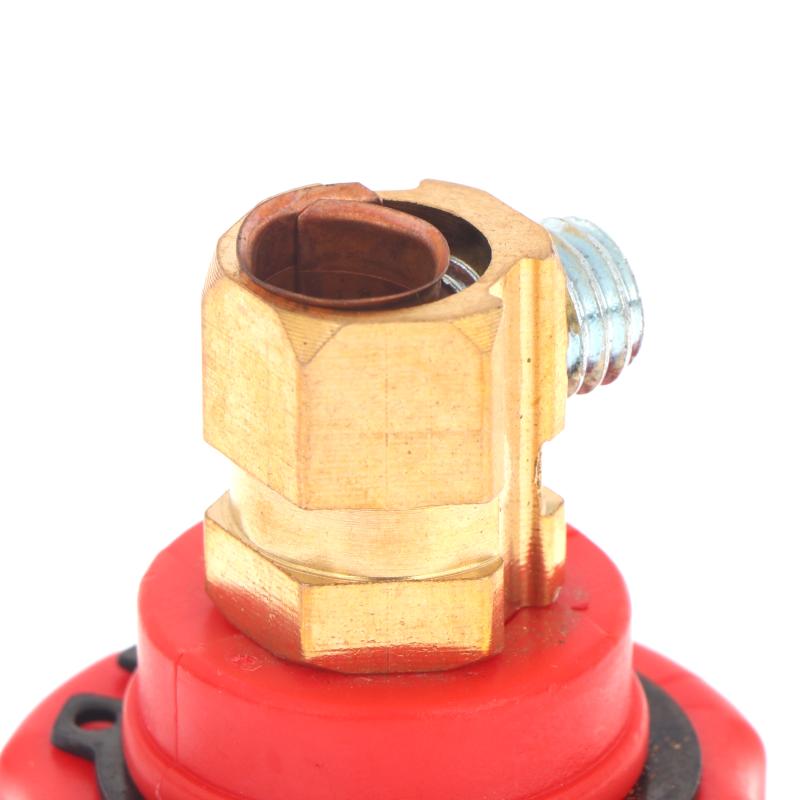 Thai Style Welder Connector Plug Pure Copper Core High Conductivity Long Lasting Anti-Leakage for Professional Welding Repair Shops