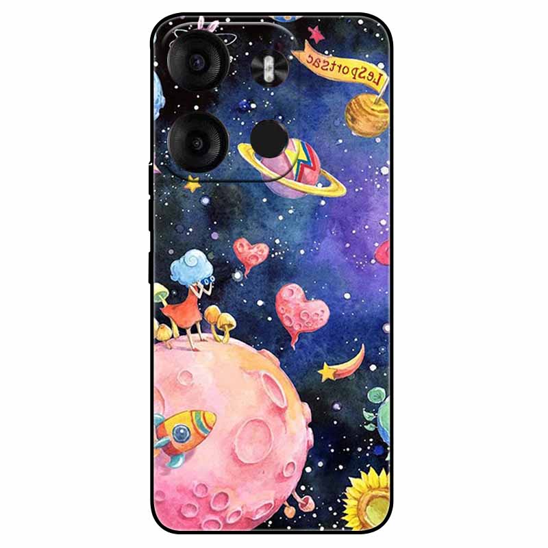 For Tecno Spark Go 2023 Case TPU Fashion Lovely Silicone Back Cover For Tecno Pop 7 Pro BF7 Funda Shockproof Pop7pro 7Pro Capa