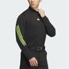 Adidas Half High Neck Pullover Casual Sports Long Sleeve T-Shirt Men Tops Black IT6871