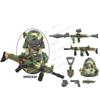 Figurine de acțiune cu mini cărămizi Forțele Speciale Navy Seals Soldați Moderni KSK SSO Blocuri de Construcție Jucării pentru Copii WM6147
