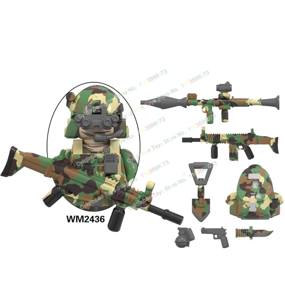 Figurine de acțiune cu mini cărămizi Forțele Speciale Navy Seals Soldați Moderni KSK SSO Blocuri de Construcție Jucării pentru Copii WM6147