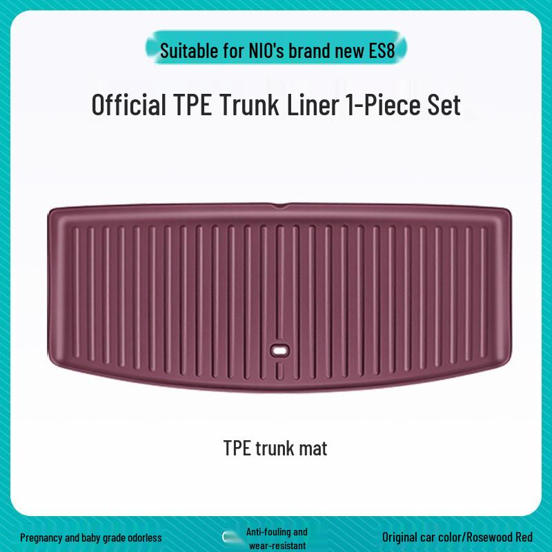 NIO ES8: TPE Trunk Mat - Waterproof, Dirt-Proof, Decorative Upgrade for 26 Models