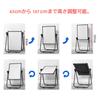 Children's Easel, Double-sided Blackboard and Whiteboard, Made of Iron, Foldable, 360 Degree Rotation, with Storage Basket, Height Adjustment Range