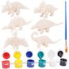 Children'S Three-Dimensional Graffiti Dinosaur Campus Learning To Draw Diy Hand-Painted Dinosaurs, Coloring Toys