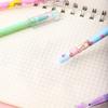 Back To School Season 144Pcs 0.5mm Cartoon Fantastic Unicorn Design Straight Pole Black Neutral Pen, Perfect for School Prize Pen Stationery, Office S