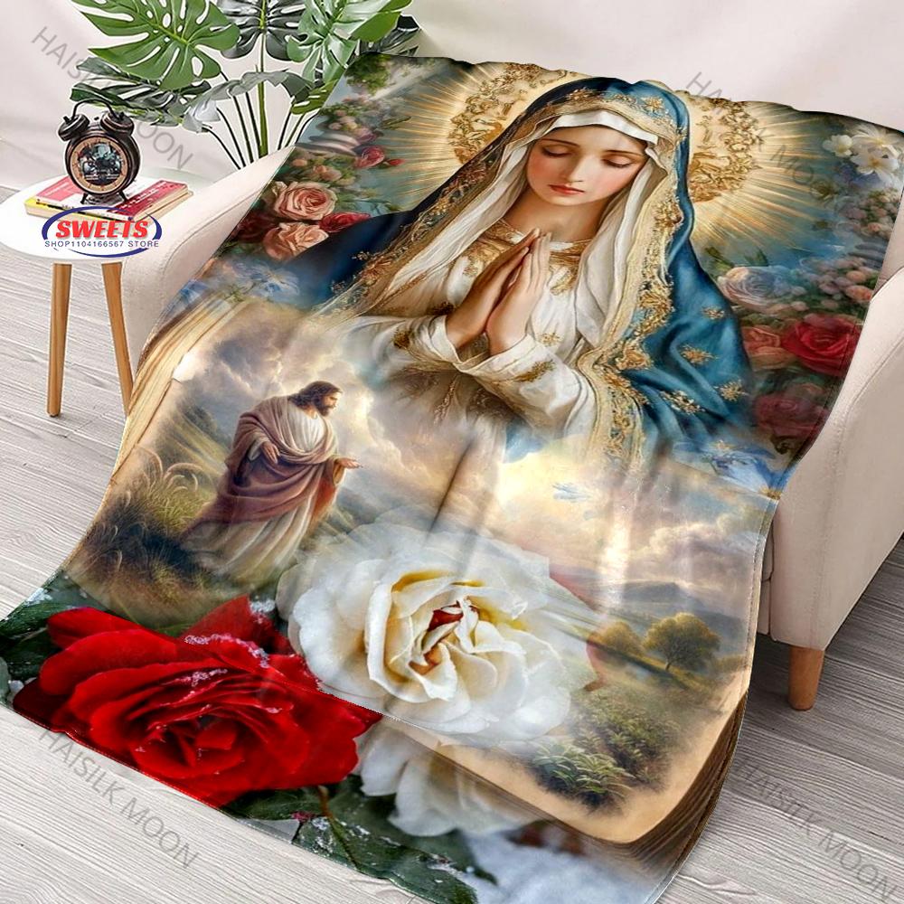 17 Styles Christian Gifts for Women Faith, Inspirational Gifts for Women, Man, Soft Fluffy Throw Blankets for Women Fast Arrival