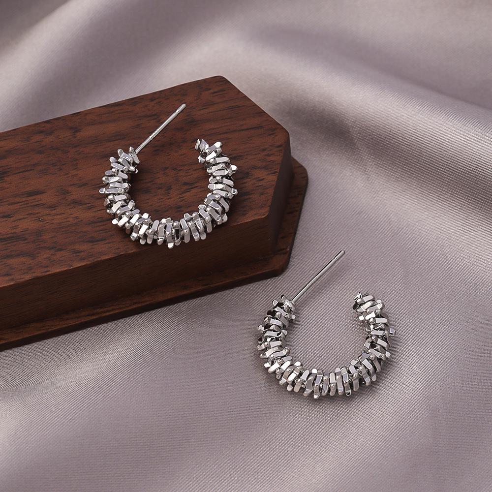 

Silver Plated Stud Earrings 2025 - High-End Niche Design, Luxury Look