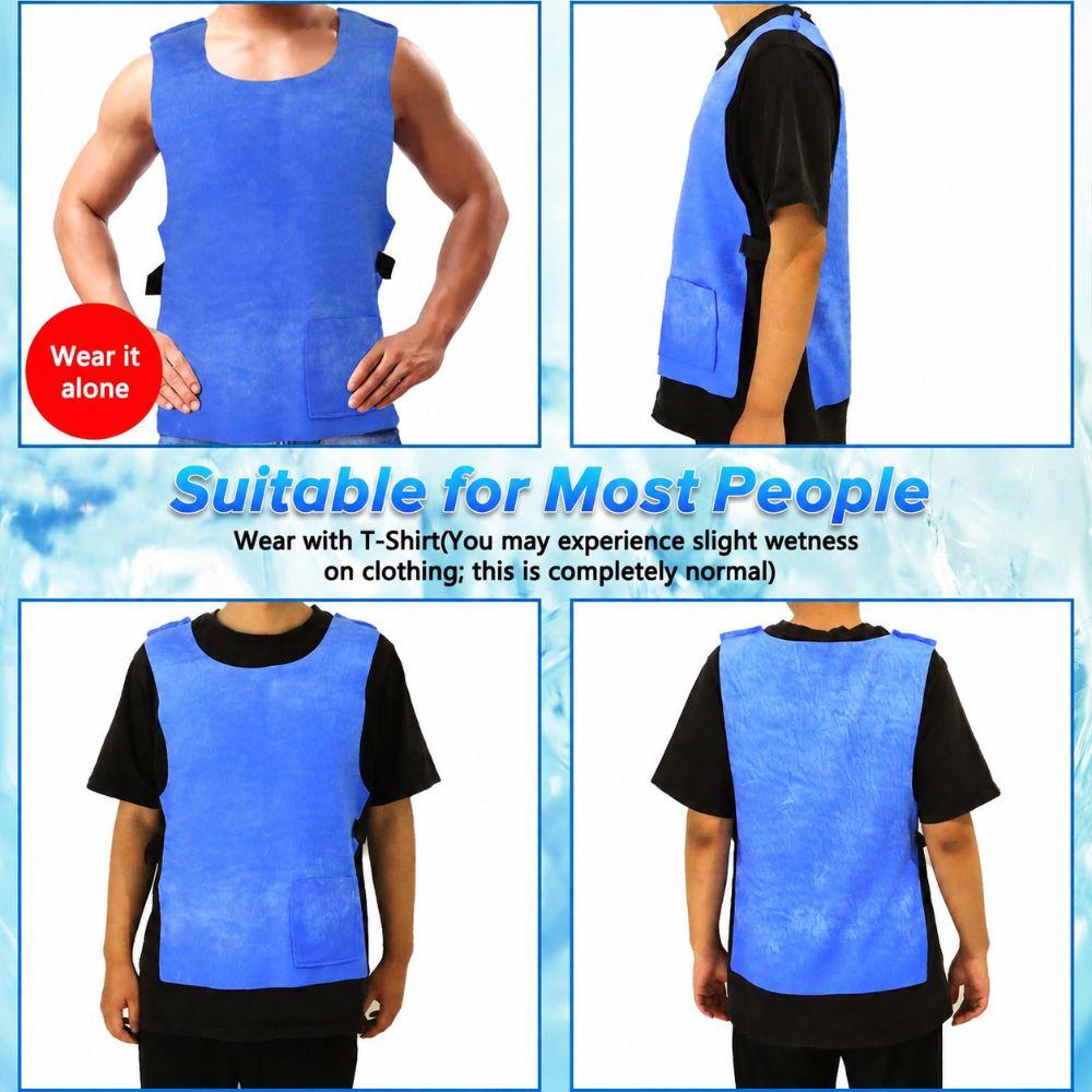 Evaporative Cooling Ice Vests No Energy Needed Cooler Vest Eco-Friendly Cooling Vest Outdoor