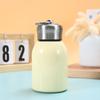Simple Stainless Steel Thermos Cup with Ring Outdoor Portable Handy Cup Small Fat Mini Vacuum Pocket Cup