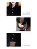 Women's Chic Black Velvet Puff Sleeve Top - Retro Court Style, Designer, Plus Velvet, Perfect for Autumn/Winter