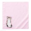 Small Milk Cat Handkerchief Small Hand Towel Cat Pattern Portable Sweat Catty Pocket Handkerchief Square Towel Japanese