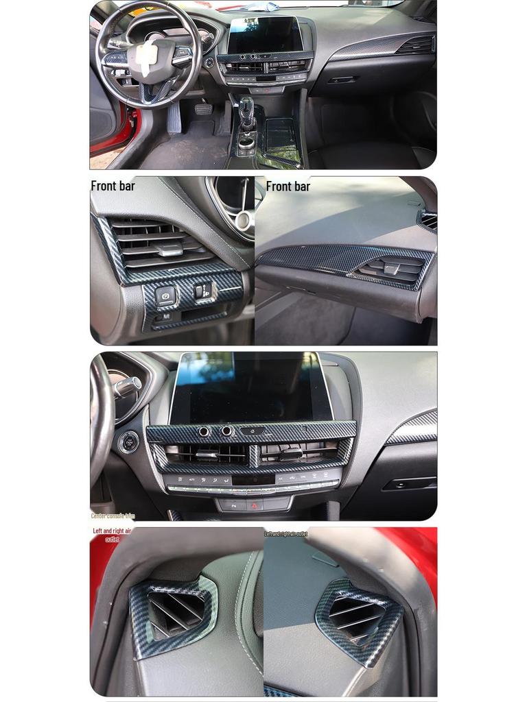 Cadillac CT5 (20-22) Carbon Fiber Interior Trim for Steering Wheel & Console
