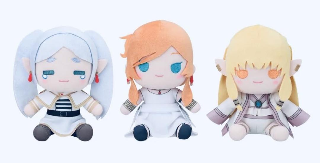 Frieren: Beyond Journey s End Plush Toy Vol. 3, Frieren Zelie Flamme, Set of 3