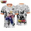 Hot Selling Summer Fashion New Product Dragon Ball Angel Bilus 3D Printed T-shirt Hip-hop Street  T-shirt Plus Size