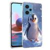 Süße kleine Pinguin Handyhülle Für Redmi Note 13 12 14 15 Pro Plus 13R 11 11T 11E 11S 10 Pro 10S 9 9S Hülle Handy Klar TPU Capa