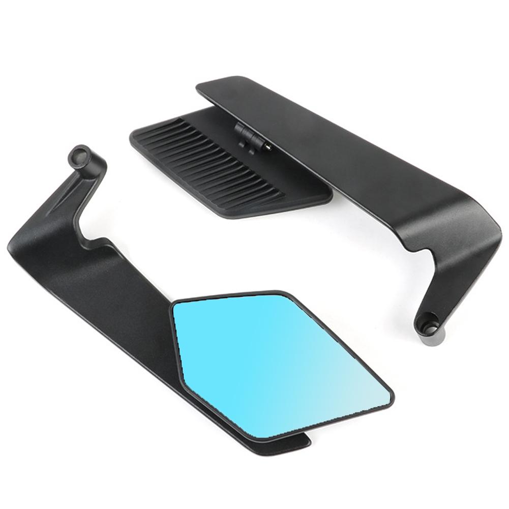 2PCS Motorcycle Rearview Mirror Invisible Wing Adjustable Rotating Side View Mirror For MT03 MT07 MT25 MT09 MT09 MT10 SP ABS